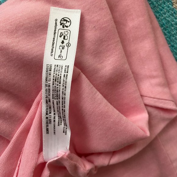 Urban Outfitters Out From Under Addison COZY CROP TOP Pink S - Picture 10 of 16